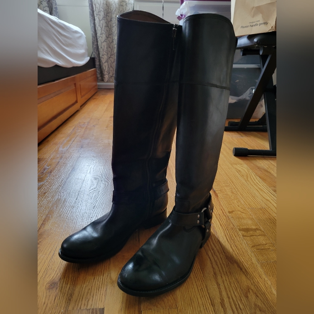 Frye Melissa Harness boots barely worn